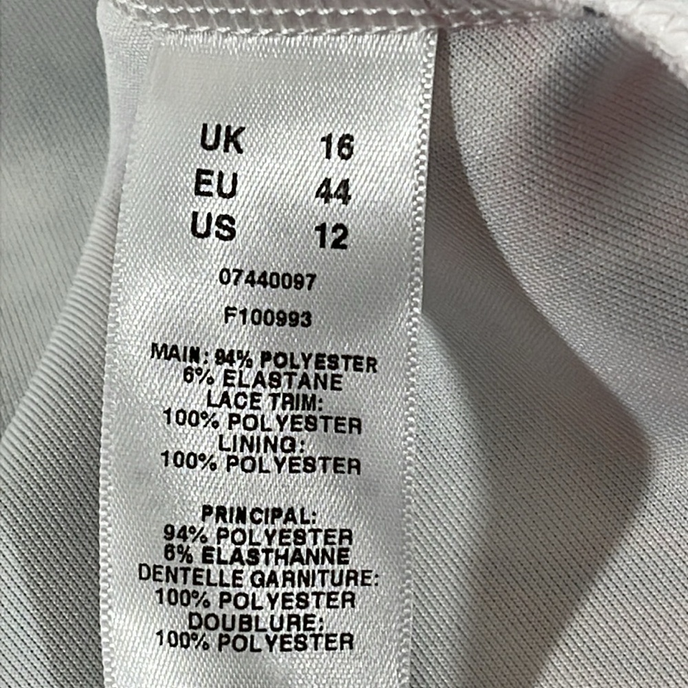 ASOS Maternity White Pink Red Floral Strapless Ruffle Maternity Dress Sz. 12 NEW - Picture 10 of 11